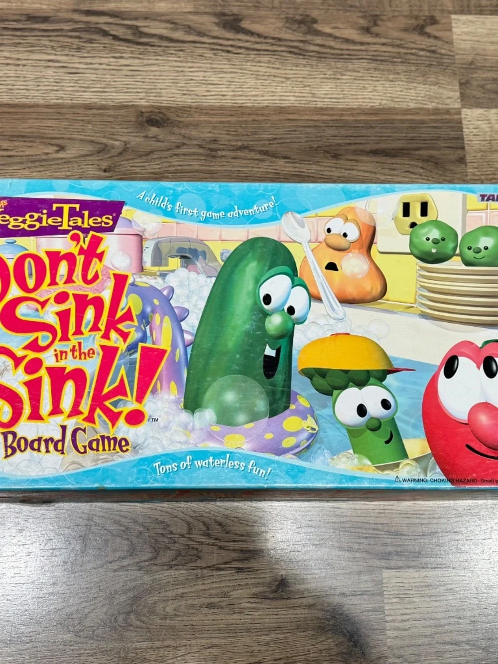 VeggieTales Don't Sink in the Sink Game Talicor Complete Working Vintage 1999